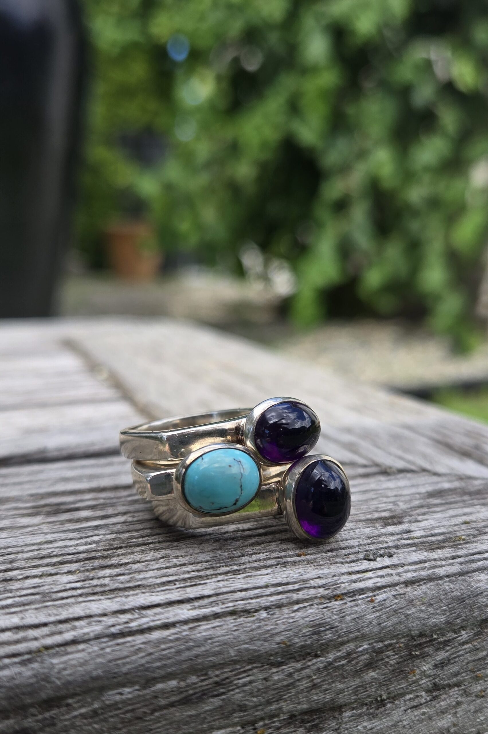 stacked bowl rings